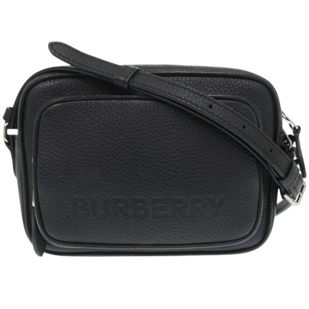 Burberry Paddy Leather Black Shoulder Bag 0182BURBERRY Men's